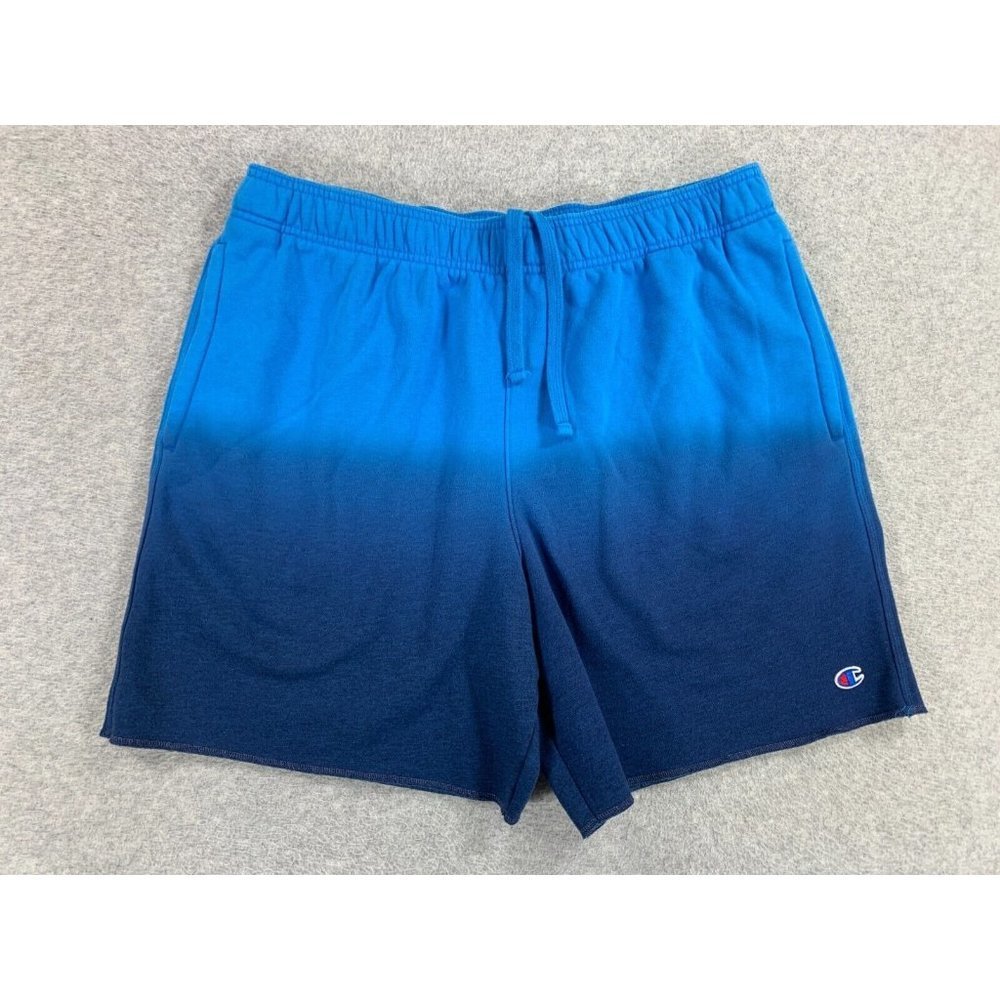 Champion Sun Washed Athletic Fit Sweat Shorts (Men's XL) Blue‎